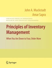 Front cover of Principles of Inventory Management by John A. A. Muckstadt