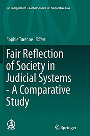 Front cover of Fair Reflection of Society in Judicial Systems - A Comparative Study by Sophie Turenne