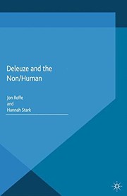 Front cover of Deleuze and the Non/Human by H. Stark
