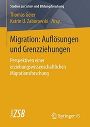 Front cover of Migration : Auflösungen und Grenzziehungen by Thomas Geier