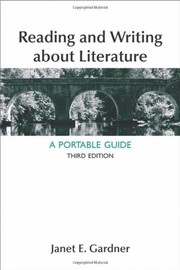 Cover of Reading and Writing About Literature by Janet E. Gardner