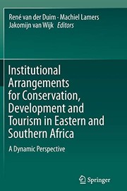 Front cover of Institutional Arrangements for Conservation, Development and Tourism in Eastern and  Southern Africa by René van der Duim