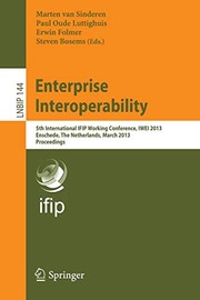 Cover of Enterprise Interoperability by Marten van Sinderen
