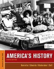 Cover of America's History, Volume II by James A. Henretta