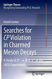 Front cover of Searches for CP Violation in Charmed Meson Decays by Hamish Gordon