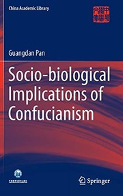 Cover of Socio-biological Implications of Confucianism by Guangdan Pan