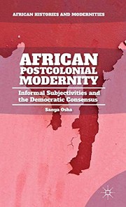 Front cover of African Postcolonial Modernity by S. Osha