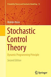 Cover of Stochastic Control Theory by Makiko Nisio