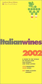 Cover of Italian Wines 2002 by Unknown