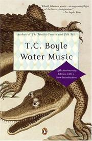 Front cover of Water music by T. Coraghessan Boyle