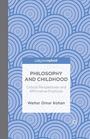Cover of Philosophy and Childhood by W. Kohan