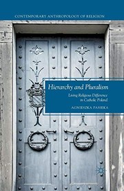 Cover of Hierarchy and Pluralism by A. Pasieka