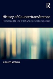 Front cover of History of Countertransference by Alberto Stefana
