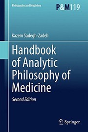 Front cover of Handbook of Analytic Philosophy of Medicine by Kazem Sadegh-Zadeh