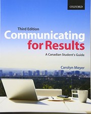 Cover of Communicating for Results by Carolyn Meyer