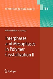 Cover of Interphases and Mesophases in Polymer Crystallization II by Giuseppe Allegra