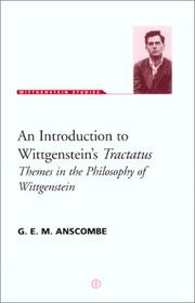 Front cover of An introduction to Wittgenstein's Tractatus by Anscombe, G. E. M.