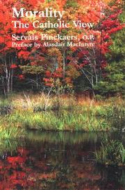 Cover of Morality by Servais Pinckaers