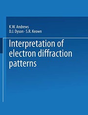 Cover of Interpretation of electron diffraction patterns by Kenneth William Andrews