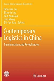 Front cover of Contemporary Logistics in China by Bing-lian Liu