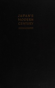 Front cover of Japan's modern century by Hugh Borton