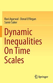 Cover of Dynamic Inequalities On Time Scales by Ravi Agarwal