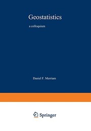 Cover of Geostatistics by D. Merriam