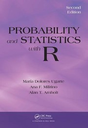 Front cover of Probability and statistics with R by María Dolores Ugarte
