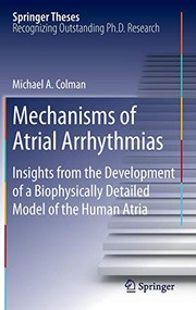 Front cover of Mechanisms of Atrial Arrhythmias by Michael A. Colman