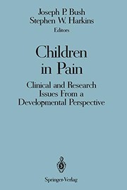 Front cover of Children in Pain by Joseph P. Bush