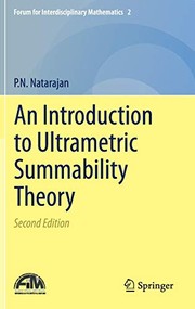 Front cover of An Introduction to Ultrametric Summability Theory by P.N. Natarajan
