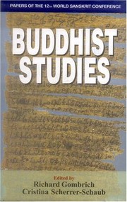 Cover of Buddhist Studies by Richard F. Gombrich