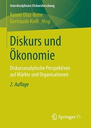 Cover of Diskurs und Ökonomie by Rainer Diaz-Bone