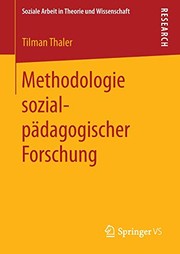 Front cover of Methodologie sozialpädagogischer Forschung by Tilman Thaler