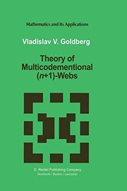 Front cover of Theory of Multicodimensional -Webs by Vladislav V. Goldberg