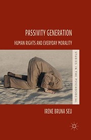 Cover of Passivity Generation by Irene Bruna Seu