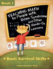 Cover of Teaching Math to People With Down Syndrome and Other Hands-On Learners by DeAnna Horstmeier