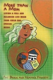 Cover of More Than a Mom by Amy Baskin