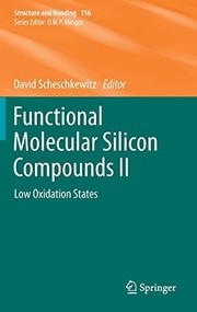 Front cover of Functional Molecular Silicon Compounds II by David Scheschkewitz