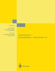Cover of Abstract Harmonic Analysis by Edwin Hewitt