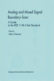 Front cover of Analog and mixed-signal boundary-scan by Adam Osseiran
