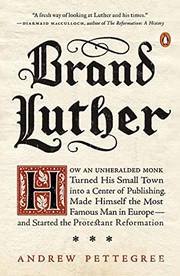 Front cover of Brand Luther by Andrew Pettegree