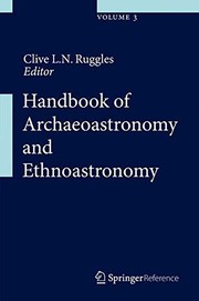 Front cover of Handbook of Archaeoastronomy and Ethnoastronomy by C. L. N. Ruggles