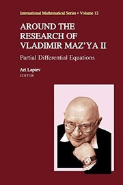 Front cover of Around the Research of Vladimir Maz'ya II by Ari Laptev
