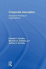 Cover of Corporate Innovation by Donald F. Kuratko