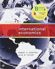 Cover of Loose-leaf Version for International Economics by Robert C. Feenstra