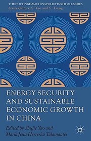 Front cover of Energy Security and Sustainable Economic Growth in China by S. Yao