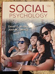Cover of Social Psychology by David Myers