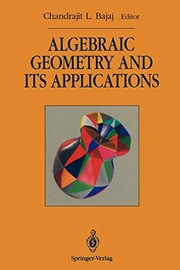 Cover of Algebraic Geometry and its Applications by Chandrajit L. Bajaj