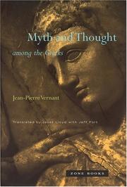 Cover of Mythe et pensée chez les Grecs by Jean-Pierre Vernant